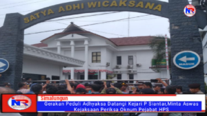 Gerakan Peduli Adhyaksa Datangi Kejari P Siantar,Minta Aswas Kejaksaan Periksa Oknum Pejabat HPS