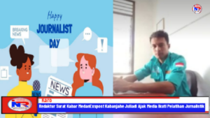 Redaktur Surat Kabar MedanExspost Kabanjahe Juliadi Ajak Media Ikuti Pelatihan Jurnalistik