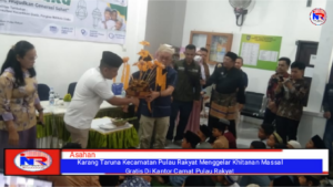 Karang Taruna Kecamatan Pulau Rakyat Menggelar Khitanan Massal Gratis Di Kantor Camat Pulau Rakyat