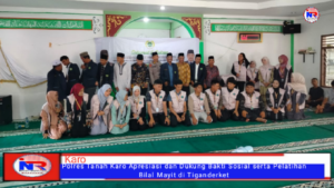 Polres Tanah Karo Apresiasi dan Dukung Bakti Sosial serta Pelatihan Bilal Mayit di Tiganderket