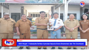 SMA Negeri 1 Kabanjahe Berikan Apresiasi kepada Siswa Berprestasi dan Tim Drumband