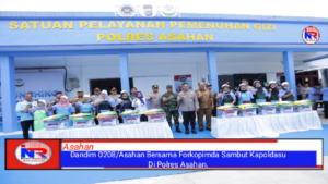 Dandim 0208/Asahan Bersama Forkopimda Sambut Kapoldasu Di Polres Asahan