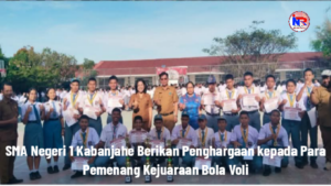 SMA Negeri 1 Kabanjahe Berikan Penghargaan kepada Para Pemenang Kejuaraan Bola Voli