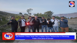 Sat Reskrim Polres Tanah Karo Ungkap Kasus Pembunuhan di Berastagi, Pelaku Ditangkap di Samosir