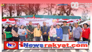 Bupati Karo Menghadiri Gerakan Pangan Murah Secara Serentak Di Seluruh Kecamatan Indonesia Dalam Rangka HUT RI Ke-80