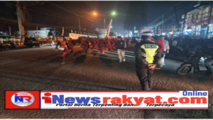 Polres Tanah Karo Amankan Street Night Parade Karo Merdeka Festival 2025