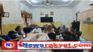 Puluhan Massa Terdiri Dari Koalisi Insan Pres Dan LSM Geruduk Di Kantor Kementrian Agama Asahan