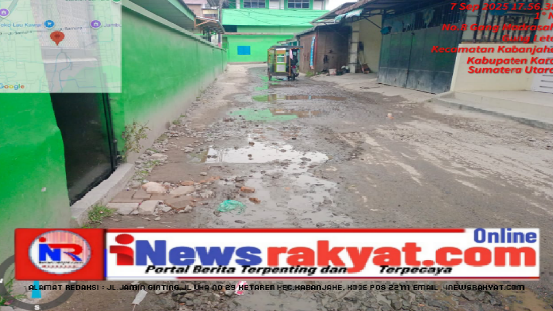 Dinas Perkim Karo Diduga Acuhkan Keluhan Warga, Jalan Madrasah Samura Terbengkalai?