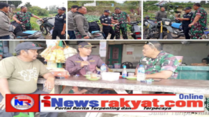 Danramil 04/Simpang Empat Komsos dengan Warga Naman Teran