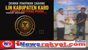 Ketua Lembaga Investigasi Negara (LIN) Kabupaten Karo Mendaftarkan Surat Kepengurusan ke Kesbangpol Kabanjahe