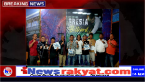 Gresia Billiard Sukses Gelar Turnamen Bola Biliar Se-Kabupaten Humbahas, Oscar Munthe Raih Gelar Juara