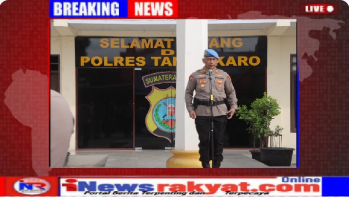 Subbid Provost Bidropam Polda Sumut Bersama Sipropam Polres Tanah Karo Gelar Gaktiblin Terhadan Personel Polres Tanah Karo