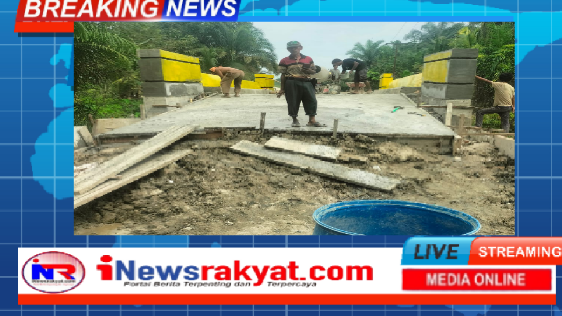 Dugaan Pembangunan Jembatan Sei Juragan Kecamatan Kualuhhilir Kabupaten Labuhan Batu utara, Dikerjakan Asal Jadi