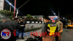 Polres Tanah Karo Intensifkan Patroli Malam, Dua Sepeda Motor Balap Liar Diamankan