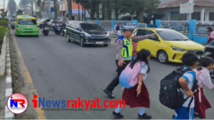 Polres Tanah Karo Gelar Pos Padat Pagi, Arus Lalu Lintas Kabanjahe–Berastagi Terpantau Lancar