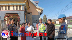 Ibadah Minggu Aman, Polres Tanah Karo Lakukan Patroli dan Pengawasan