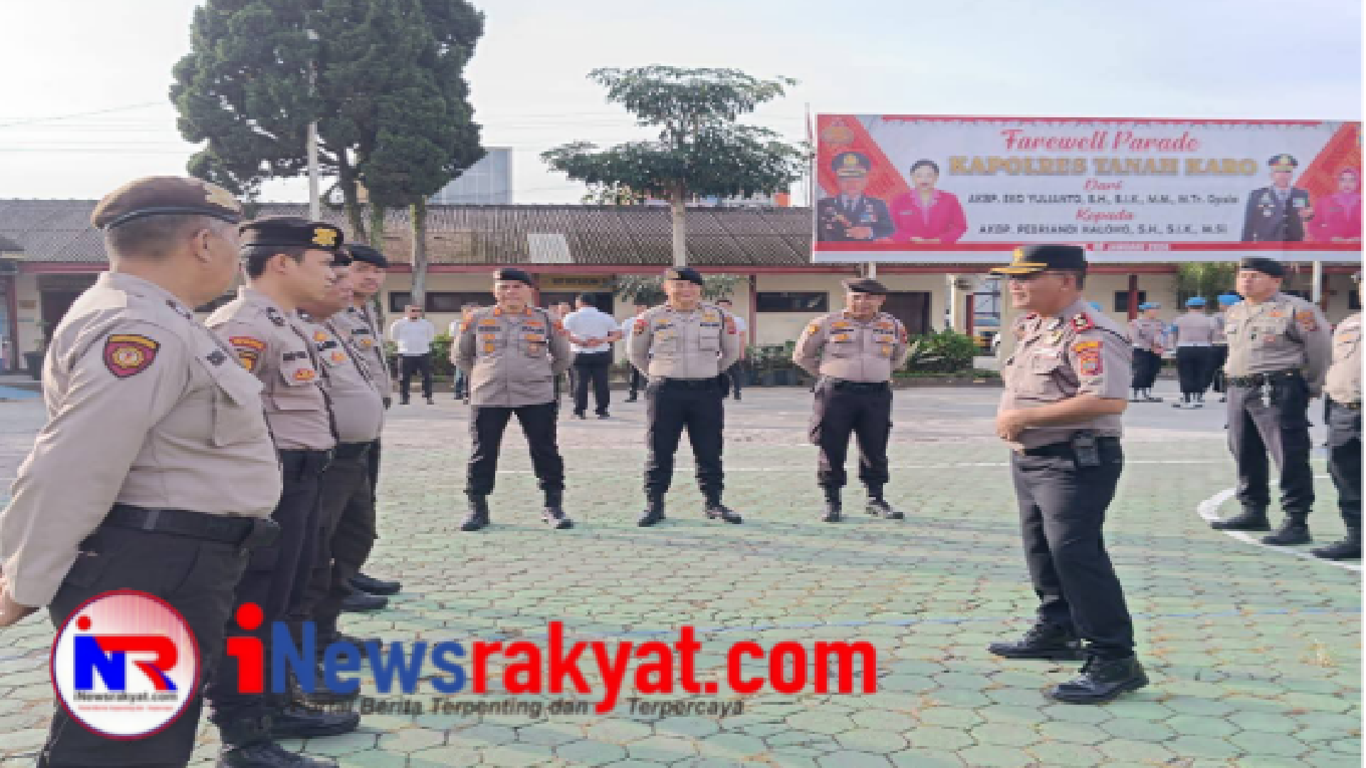 Waka Polres Tanah Karo Cek Kerapian Gampol Personel Sat Samapta
