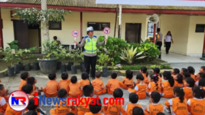 Satlantas Polres Tanah Karo Edukasi Rambu Lalu Lintas Sejak Usia Dini
