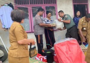 TNI-Polri dan Pemda Karo Sigap Bantu Korban Kebakaran di Barusjahe