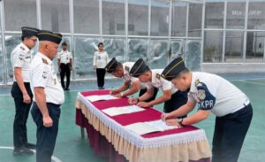Rutan Kelas IIB Kabanjahe Teken Komitmen Bersama Pembangunan Zona Integritas dan Fakta Integritas”