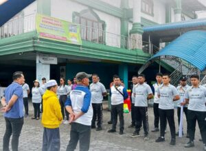 Sambut Ramadhan, Insan Pemasyarakatan Rutan Kabanjahe Gelar Kerja Bakti di Masjid Agung Kabanjahe