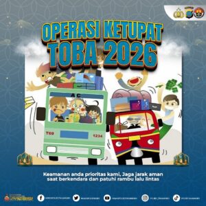 Operasi Ketupat Toba 2026: Mudik Aman Dimulai dari Tertib Berlalu Lintas