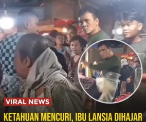Seorang ibu lansia yang diduga mencuri di pasar malah jadi sasaran amukan massa. Videonya kini viral dan menuai simpati publik.