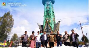 BUPATI KARO BERI HIMBAUAN MENJAGA KEBERSIHAN SEKITARAN KAWASAN TUGU PERJUANGAN BERASTAGI