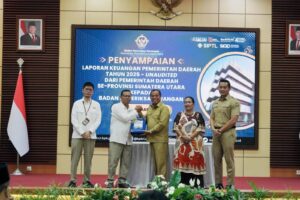 Bupati Karo Secara Resmi Serahkan LKPD Anggaran 2025 Kepada BPK Perwakilan Provinsi Sumut