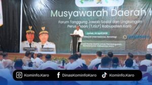 Akselerasi Pembangunan Tanah Karo, Bupati Karo Kukuhkan Pengurus Forum TJSL 2026–2031