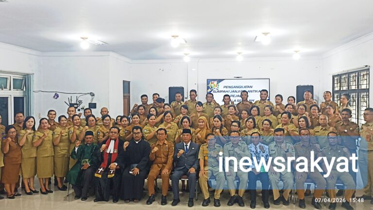 56 Kepala Sekolah Sah Dilantik Bupati Karo 10 Diantaranya P3K