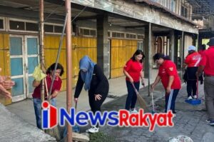 Dinas Pendidikan Kabupaten Karo Gelar Gotong Royong, Wujudkan Lingkungan Bersih dan Budaya Kerja Positif