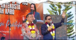 Bupati Karo Hadiri HUT ke-105 GPdI dan Hari Pentakosta, Serukan Persatuan dan Kolaborasi Bangun Tanah Karo