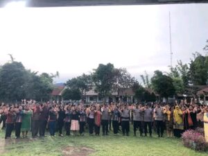 Polsek Barusjahe Beri Penyuluhan Bahaya Judi, Narkoba, dan Tawuran kepada Siswa SMA Negeri 1 Barusjahe