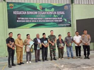 Sinergi TNI-Polri dan Pemda Diperkuat, Binkom Cegah Konflik Sosial Digelar di Karo