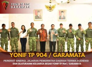 Bupati Karo Terima Audiensi Yonif TP 904/Garamata, Perkuat Sinergi untuk Ketahanan Pangan dan Pembangunan Daerah