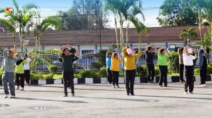 GERMAS Bangkitkan Semangat Hidup Sehat di Lingkungan Pemkab Karo