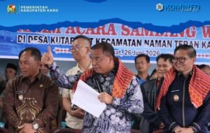 Sambang Warga di Namanteran, Bupati Karo Serap Aspirasi dan Paparkan Program Pembangunan 2026