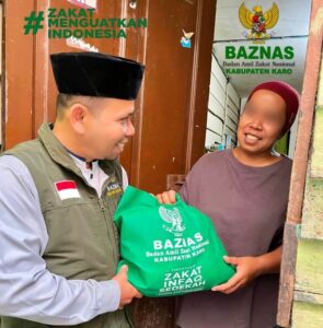 Baznas Kabupaten Karo Kembali Salurkan Paket Sembako, Tebar Kepedulian untuk Mustahik di Berastagi
