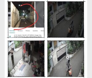Viral..! Detik-Detik Dugaan Percobaan Begal Terekam CCTV di Grogol, Korban Selamat Berkat Teriakan Histeris