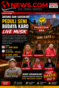 Cafe Juma Jadi Episentrum Kreativitas Seni Karo, PSBK Hadirkan Panggung Musik Budaya Setiap Minggu