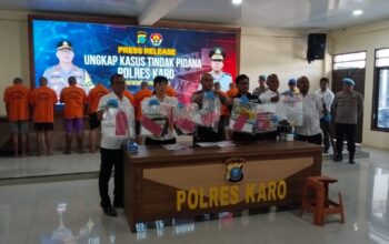 Polres Karo Tangkap 9 Tersangka Penganiayaan di Gunung Sibayak, Satu Remaja Tewas dan Enam Korban Luka-Luka