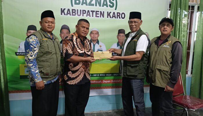 Baznas Karo Ringankan Beban Keluarga Pasien ICU, Penerima Bantuan Sampaikan Apresiasi