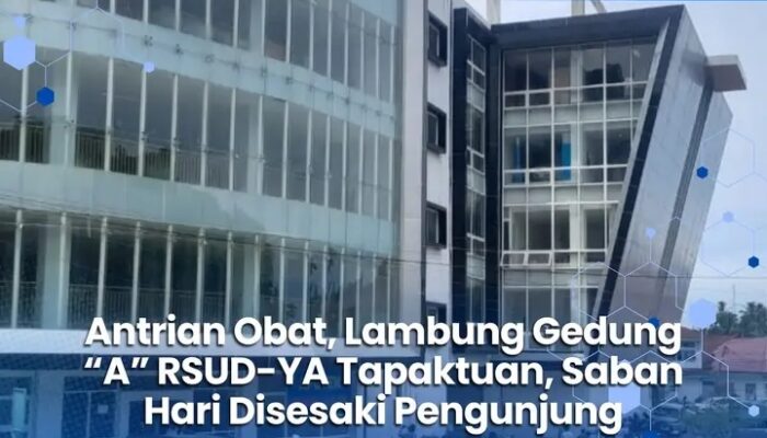 Antrian Obat, Lambung Gedung “A” RSUD-YA Tapaktuan, Saban Hari Disesaki Pengunjung