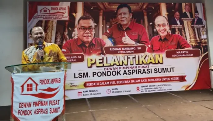 DPP Pondok Aspirasi Sumut Resmi Dilantik, Riduan Naibaho Nahkodai Organisasi, iNewsRakyat Sampaikan Ucapan Selamat