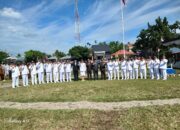 Semarak dalam melaksanakan kegiatan Upacara Penaikan Bendera HUT Kemerdekaan Republik Indonesia Ke-81 Tingkat Kecamatan Biru-Biru Tahun 2026