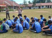 Polsek Barusjahe Gelar Razia Pelajar, Antisipasi Tawuran dan Sajam