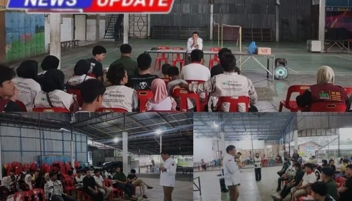 Bawaslu Karo Gandeng Mahasiswa KKN Tematik UINSU dan Masyarakat Sempajaya Sosialisasi Pengawasan Pemilu