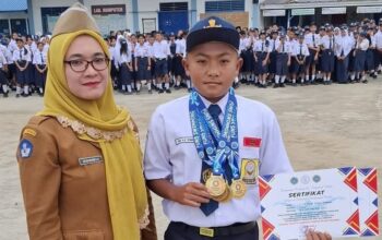 Murid SMP Negeri 1 Kabanjahe Borong 6 Medali Emas dan 1 Perunggu, Harumkan Nama Kabupaten Karo di Kejuaraan Renang Sumatera Utara