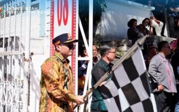 Pemkab Karo Gelar Gerak Jalan Kemerdekaan, Ribuan Peserta Semarakkan HUT RI ke-81